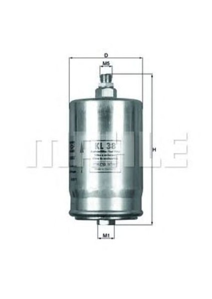 Mahle Knecht Kraftsofffilter Benzinfilter Passend FüR Mercedes 190 E G S Klasse-image