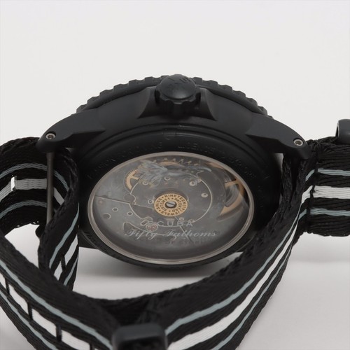 Blancpain x Swatch Oceean of Storms SO35B400 Bioceramic Automatic Wristwatch - Afbeelding 9 van 9