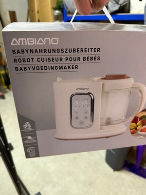 AMBIANO Babynahrungszubereiter ca 1000 ml Edelstahlmesser 6 Funktionen