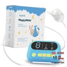 HappyNose Nasal Aspirator with 3X Suction for Baby Toddler Kids