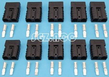 DC Power Connector Anderson Style Plug 12v 24v Trailer Caravan black 10 X 50Amp