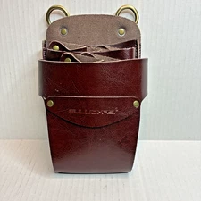 Leather Pouch for Stylist Essentials Tools Scissor Bag, Hair Salon Professionals