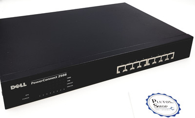 Dell Power Connect 2508 8 Port Gigabit Netzwerk Switch LAN Splitter Verteiler