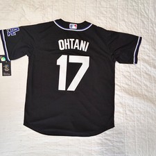 Shohei Ohtani Adult Black Dodgers Jersey Size Large