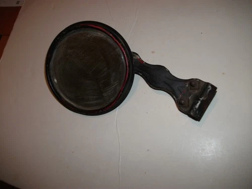 VEHICLE/TRUCK-SIDE MIRROR-VINTAGE ROUND-BEVELED GLASS