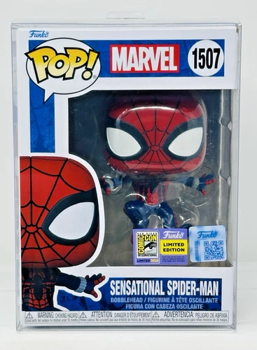 Funko Pop! Sensational Spider-Man #1507 SDCC 2025 Convention Sticker - Read