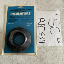 Variable Rate Coil Spring Insulators, One Pair, 64801