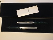 Ein Nesmuk Steakmesser Soul Micarta grün Neu