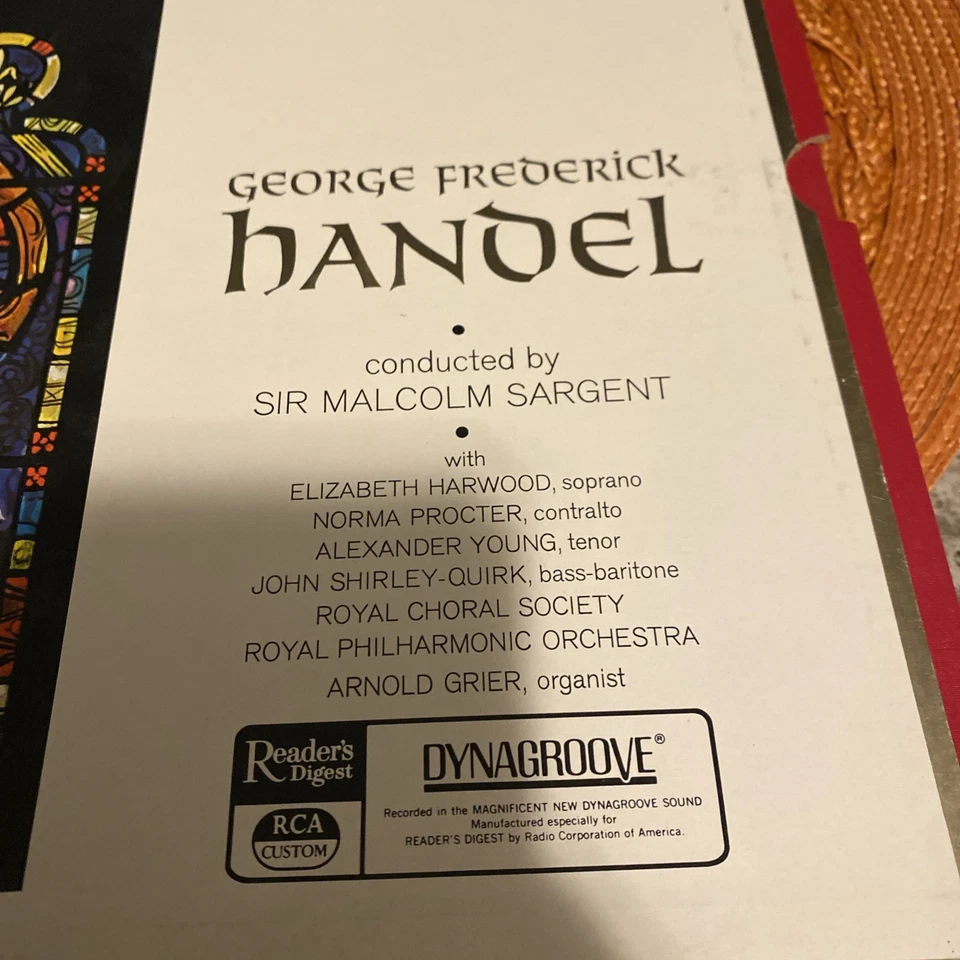 MESSIAH G F Handel Sir M. Sargent 3 LP Album Box Set Includes Original Booklet - Image 2 of 4