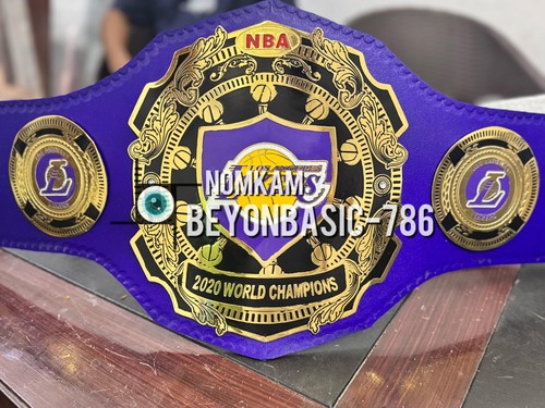 Lasco's NBA Los Angeles LAKERS 2020 Winners Championship Title Belt Zinc 2MM/4MM
