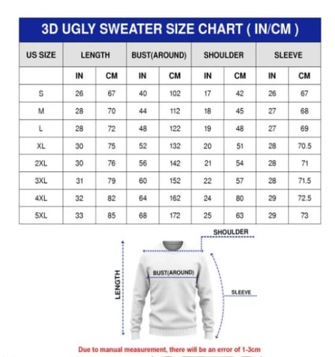 Hasbulla Christmas Sweater Size AOP   Gift For Her  Him