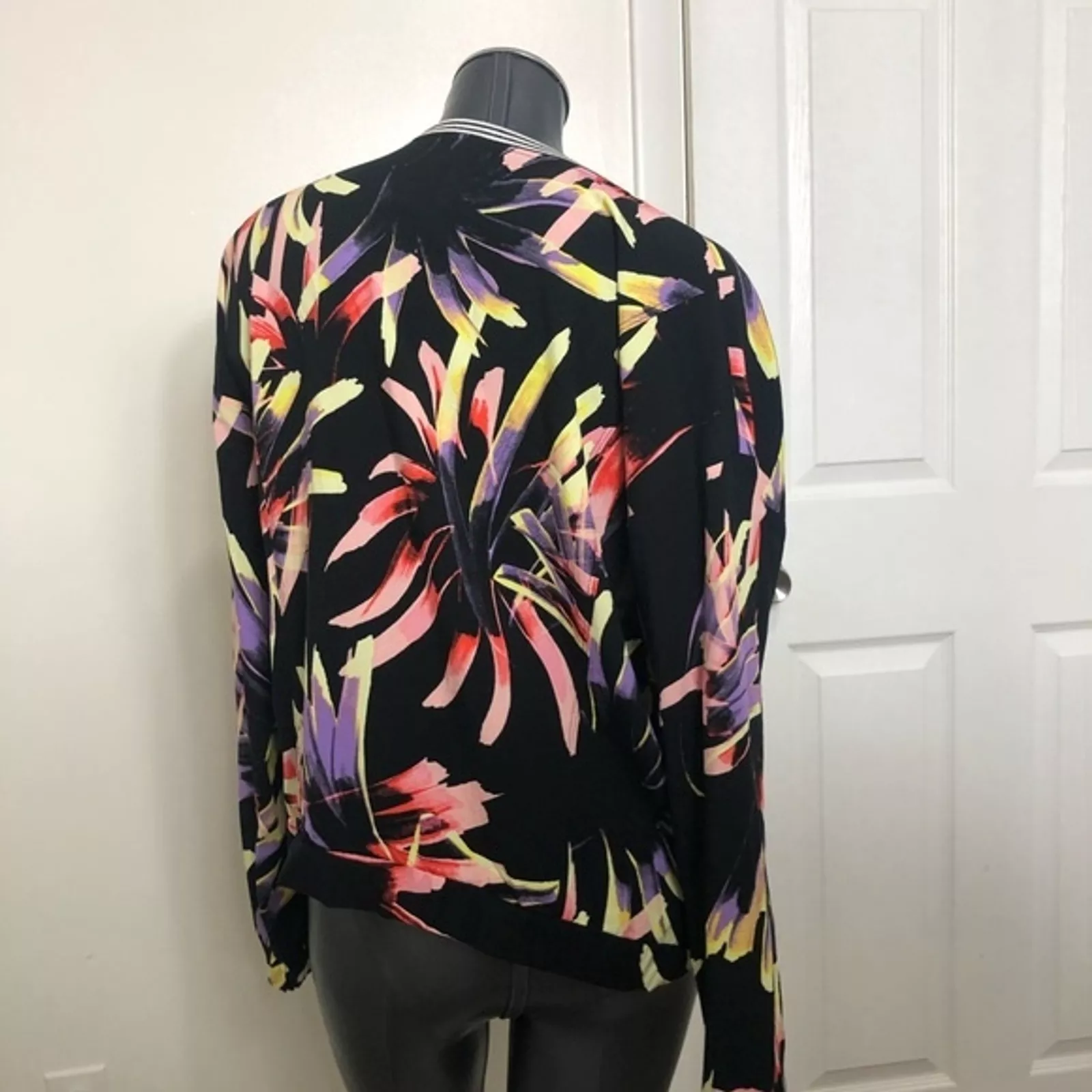 lole floral print lightweight full zip selenia track jacket