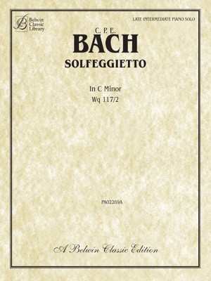 Solfegietto in C Minor, Wq 117/2 : Late Intermediate Piano Solo, Paperback by...