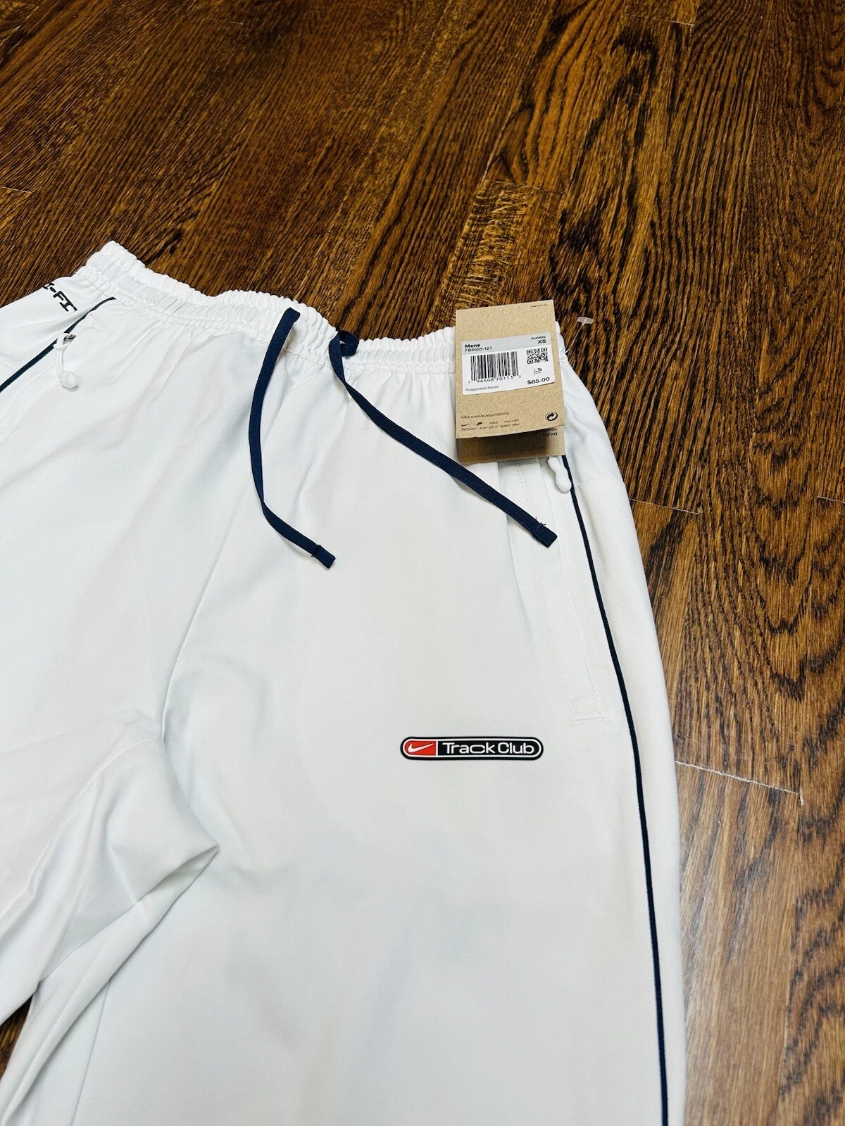 Pantalon de course Nike homme XS Challenger Track Club Dri FIT jogger blanc FB5503 121