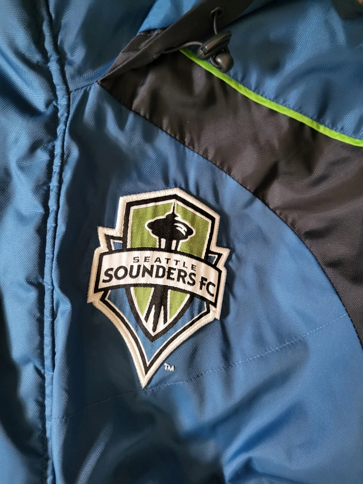 Adidas Seattle Sounders Stadium Hombre Mediano - Abrigo/Chaqueta de Invierno Foto 3 de 4