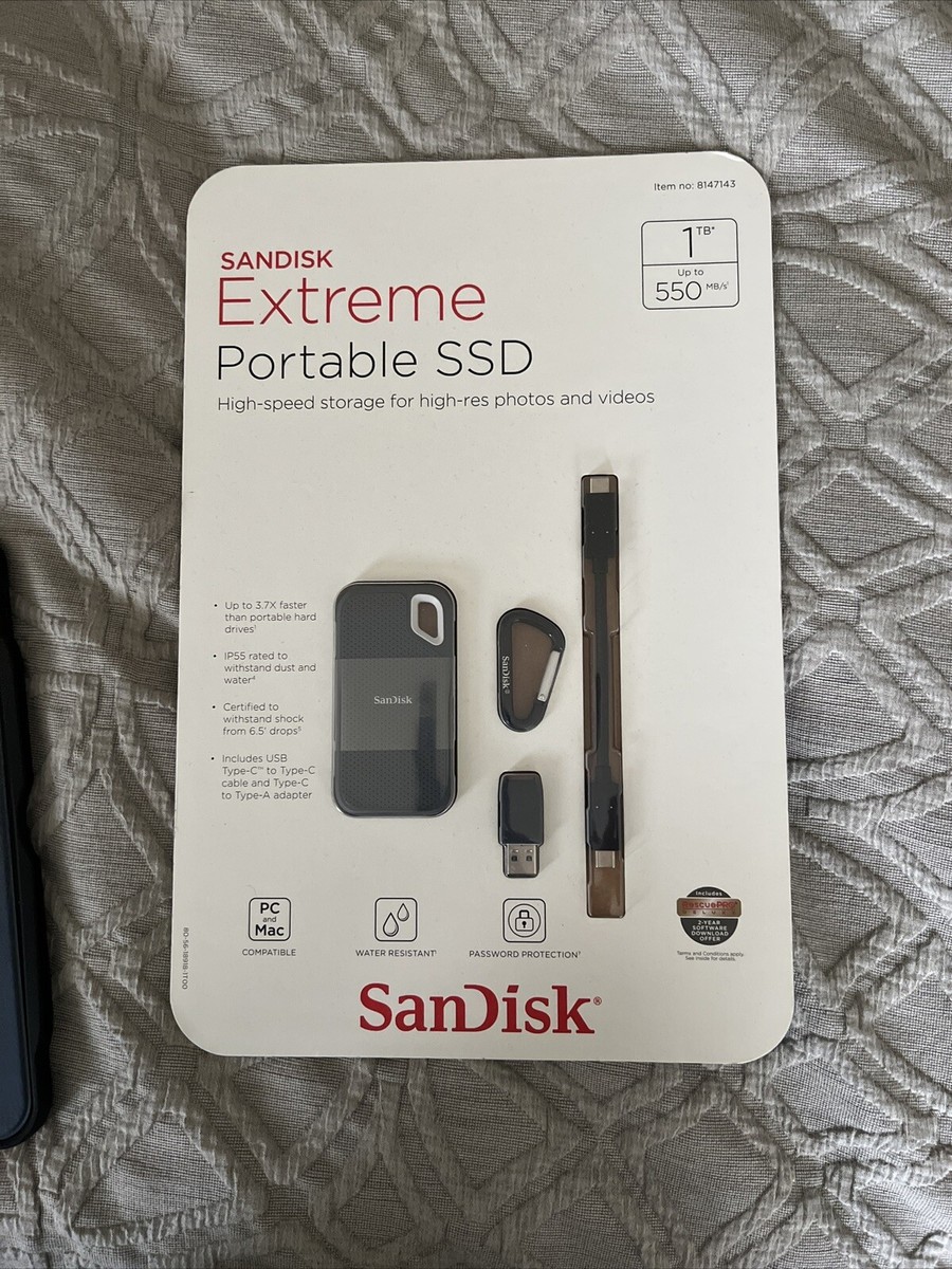 SanDisk - 【新品・未開封】SSD 1TB SanDisk Amazon.com: SanDisk 1TB Extreme Portable SSD - Up to 1050MB