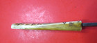 ENGRAVED BONE NW COAST SPEAR POINT KNIFE CARVED LEG INUIT ANTIQUE MARKED CEREMON — photo 7