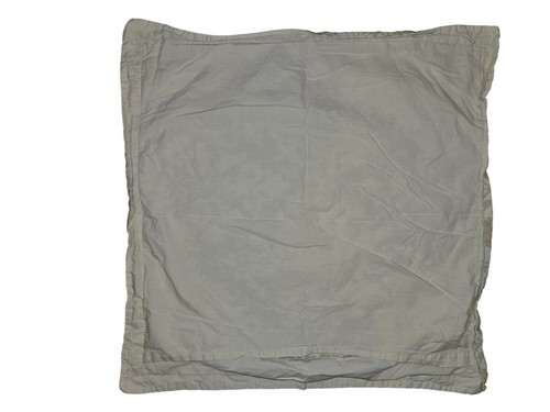 Pottery Barn Euro Sham Beige Jacquard Damask Pattern 26" X 26" Cotton Blend - Picture 2 of 4