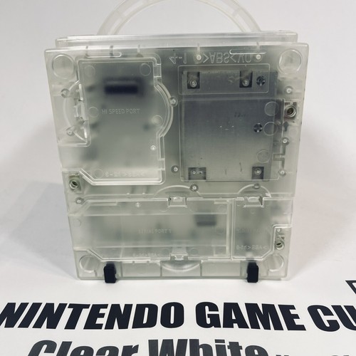 Nintendo GameCube Clear Translucent White Shell Console Region Free Mod #2 - Picture 4 of 15