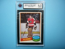 1980/81 O-PEE-CHEE NHL HOCKEY CARD #279 PETE PEETERS ROOKIE RC KSA 6.5 EXNM+ OPC
