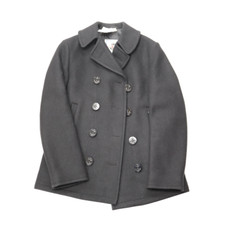 Sterlingwear, Classic Wool Blend Peacoat, Womens, Black, Made In Usa