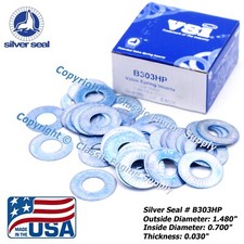 HP Valve Spring Shims 1.480" x 0.703" x .030" Fits Some GM V8 Engines - USA Made