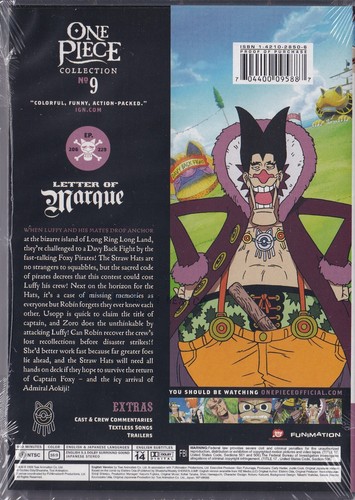 One Piece Collection 9: Episodes 206-229 (DVD, 2014, 4-Disc Set) - 第 5/6 張圖片