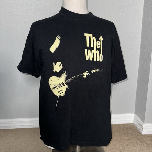 The Who 2002 American Tour Black 2 Sided Concert Tee Band T Shirt Adult Large - Picture 2 of 7