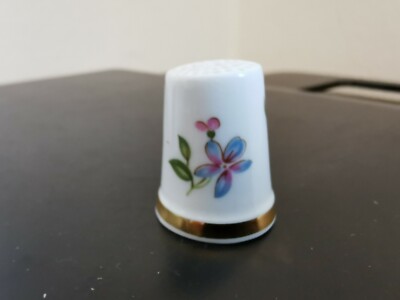 Porzellan Fingerhut Royal Adderley - Blumendekor