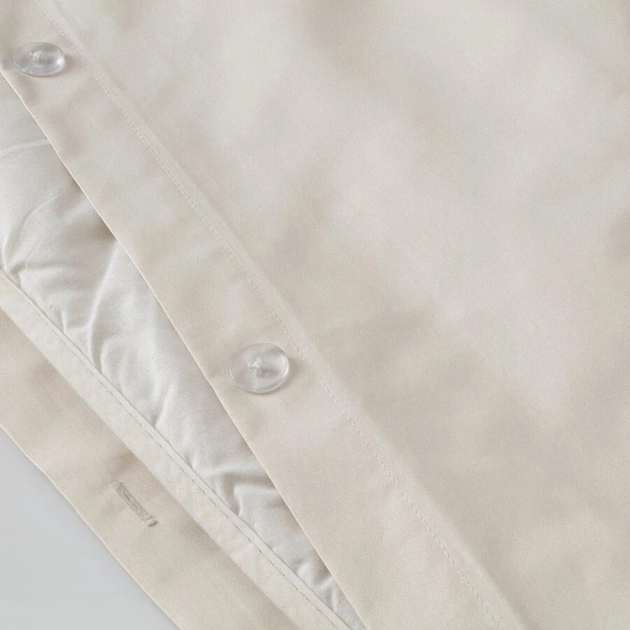 Ikea GRAPALPMAL Full/Queen Duvet cover w/2 pillowcases 600 Thread Ct - Beige NEW - Image 4 of 4