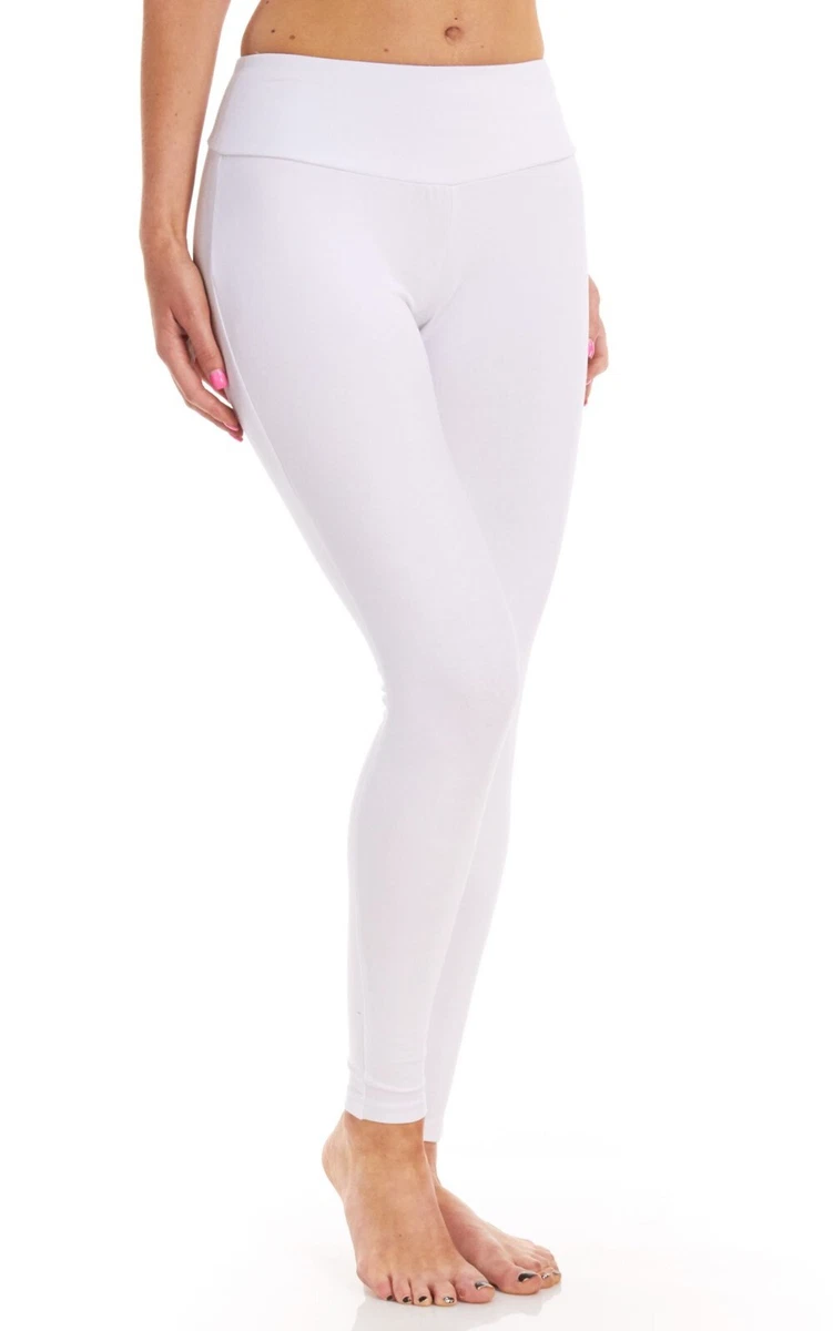 Teez-Her Women's The Skinny Legging, White, Large 