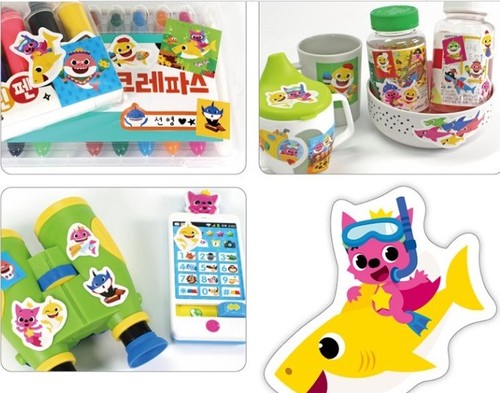 Pinkfong Character Sticker Shark Family + Pinkfong Set Korea - Picture 12 of 12