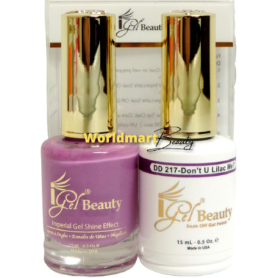 IGel Beauty Gel Nail Polish 0.5oz Gel DUO DD217- DON'T U LILAC ME?