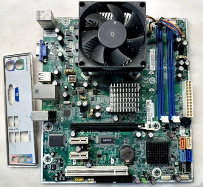 HP OEM 480429-001 MSI MS-7525 (3960N) INTEL CORE 2 DUO E7500 CPU MOTHERBOARD