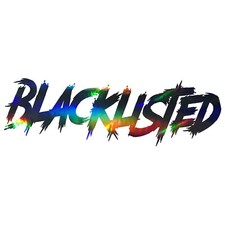 Autoaufkleber Blacklisted Sticker Heckscheibe Karosserie frech FF 328 30cm