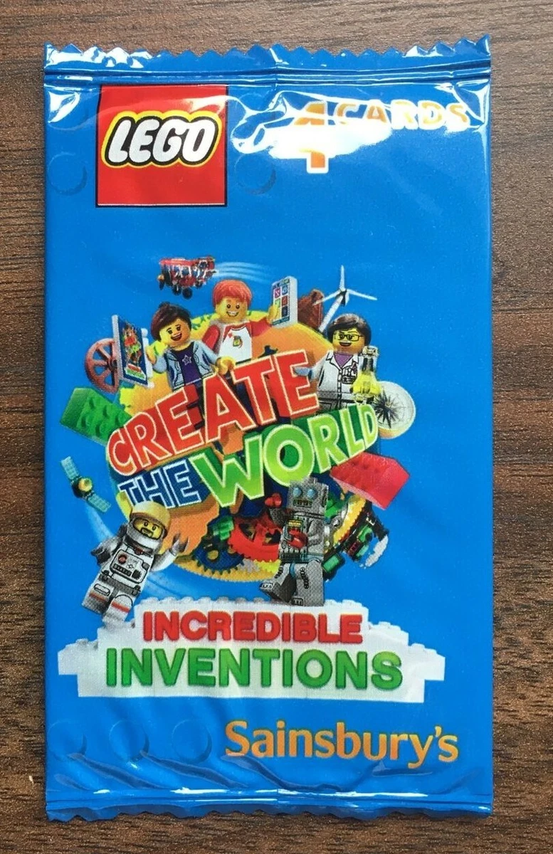 Sainsbury s Lego Creations Trading Cards create the world