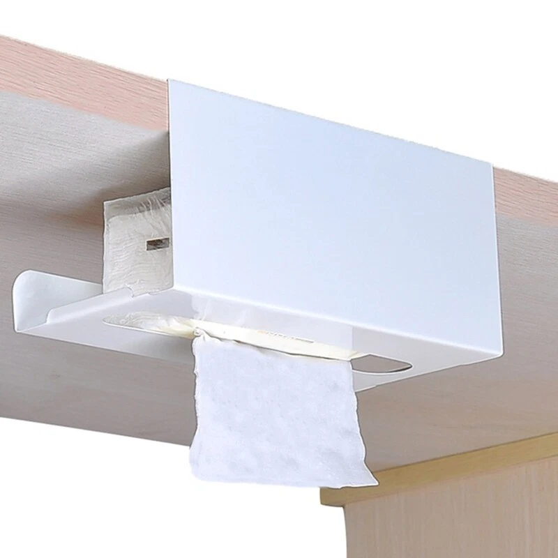 Paper Towel Holder Box Under Cabinet Mount No Drilling Paper Towel