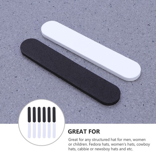 24 Pcs Cap Size Reducer Sweat Headbands Hat Cushion Fitter Inserts - Imagen 3 de 12