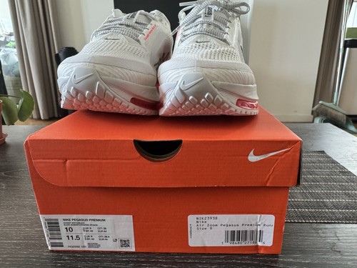 Brand New ✅ - Nike Air Pegasus Premium White Summit Bright Crimson | UK 9| - Picture 3 of 5