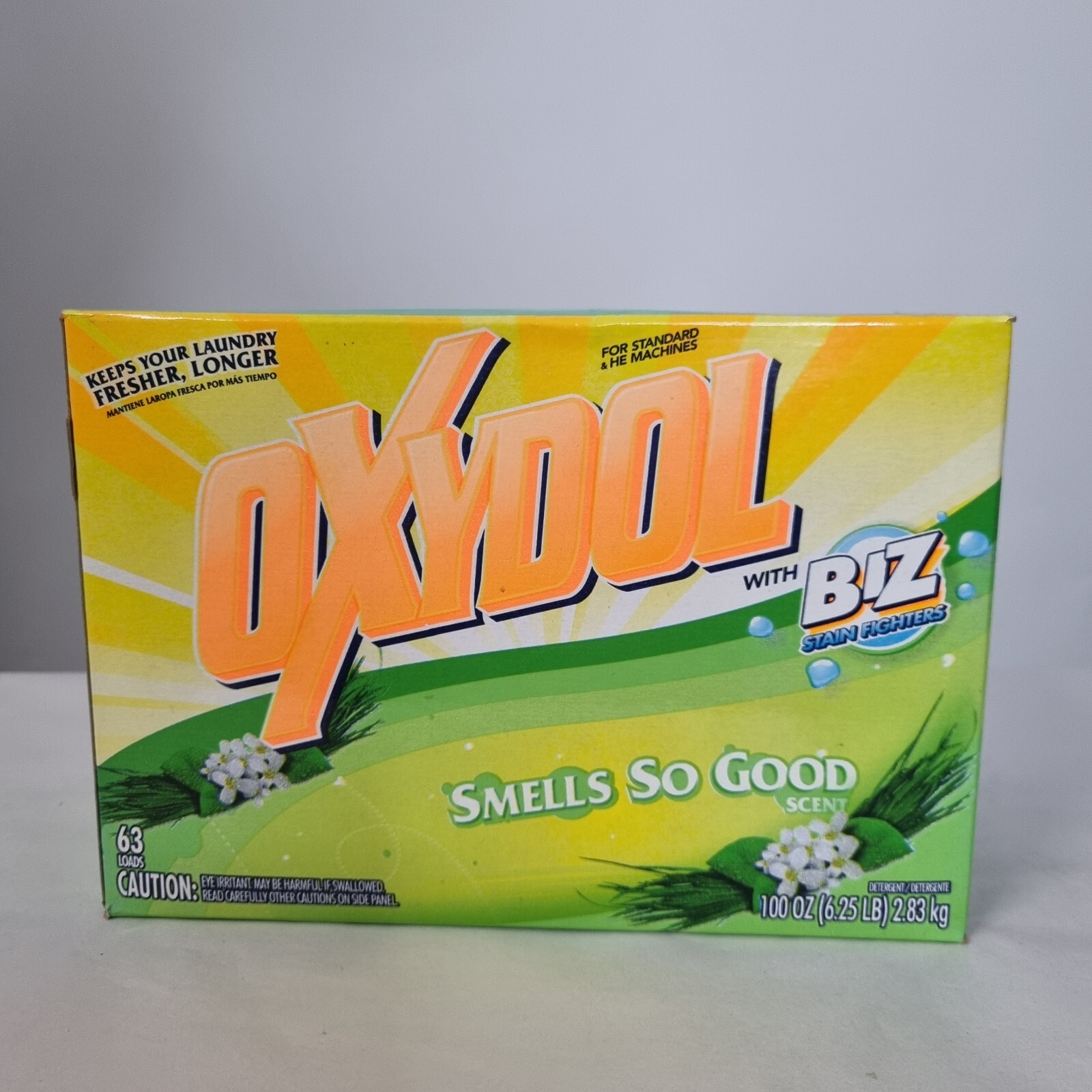 VTG Box Oxydol Powder Laundry Detergent Biz Stain Odor Eliminator 100