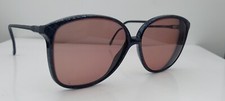 Vintage Luxottica 1337 Blue Oval Sunglasses Italy FRAMES ONLY