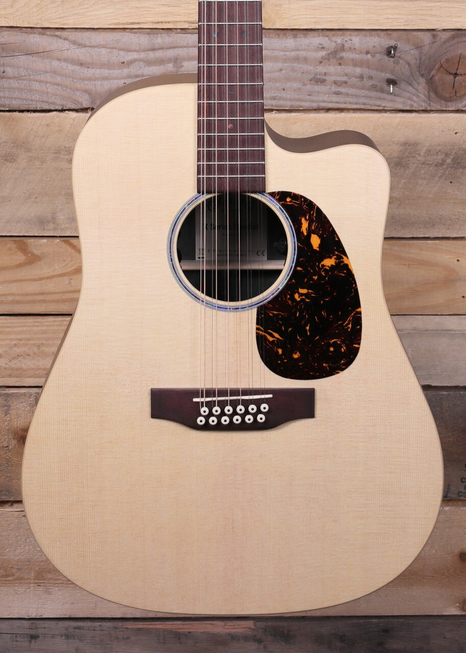 Martin DC-X2E Brazilian 12-String AcousticElectric Guitar Natural w Gigbag 127490₽