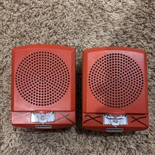 Lot of 2 Siemens SLSPSW Alarm Wall Speaker, P85583-001 FOR PARTS - Fire Alarm Part