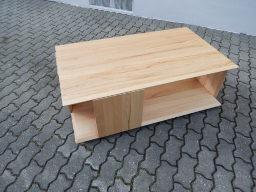 Design Couchtisch Kernbuche Massiv Holz Design Tisch Beistelltisch NEU !!! - Bild 1 von 12