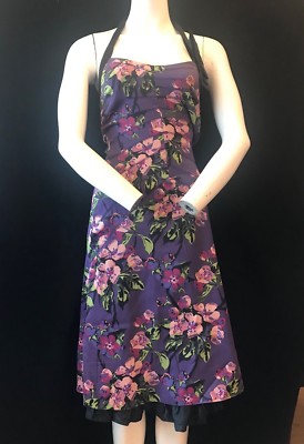 karen millen floral halterneck dress