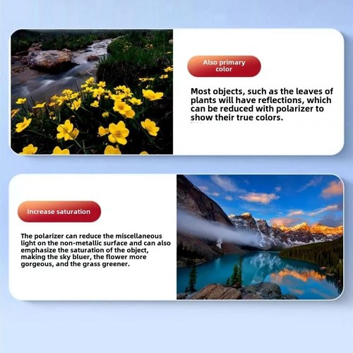 High-definition CPL Filter with Clip Cpl Polarizing Lens Water Surfaces - Picture 9 of 12