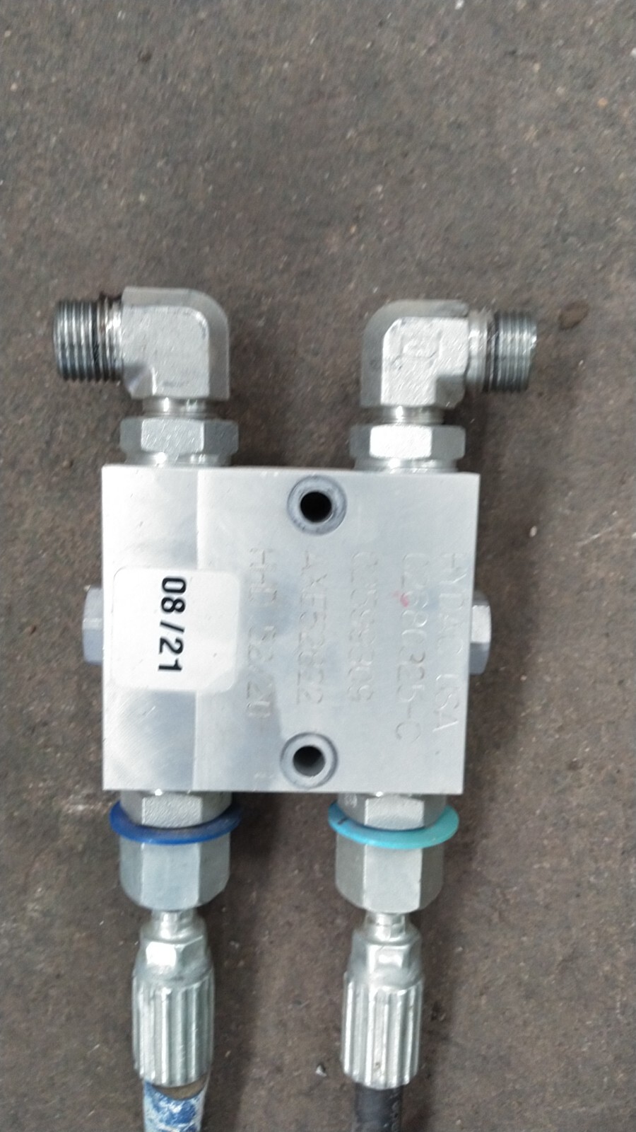John Deere OEM part# AXE52822 check valve platform flex draper reel ...