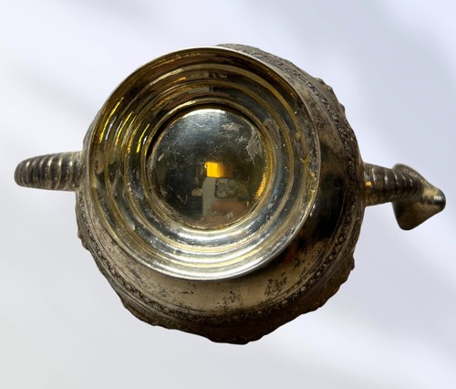 ANTIQUE VINTAGE .900 PURE SILVER INDIAN COBRA FIGURAL TEA KETTLE 581 Grams - Picture 8 of 16
