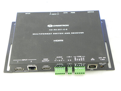 CRESTRON HD-RX-201-C-E MULTIFORMAT SWITCH UND RECEIVER UK VERKÄUFER KOSTENLOSER VERSAND #G2