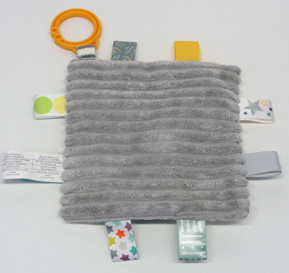 Taggies Mary Meyer Be a Star Bear Lovey Peluche Cuadrado 6 Pulgadas Arrugado Chirrido Foto 3 de 4